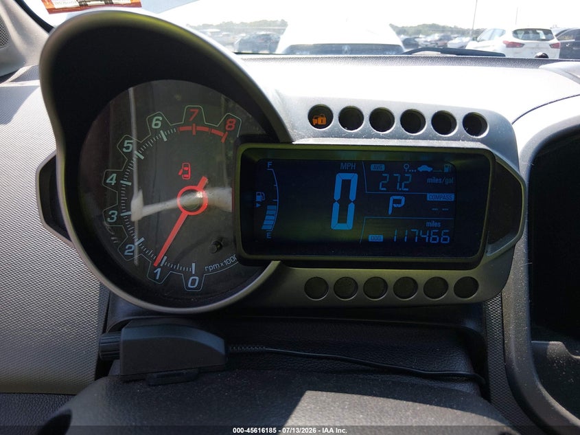 2013 Chevrolet Sonic Lt Auto VIN: 1G1JC6SG3D4162494 Lot: 45616185