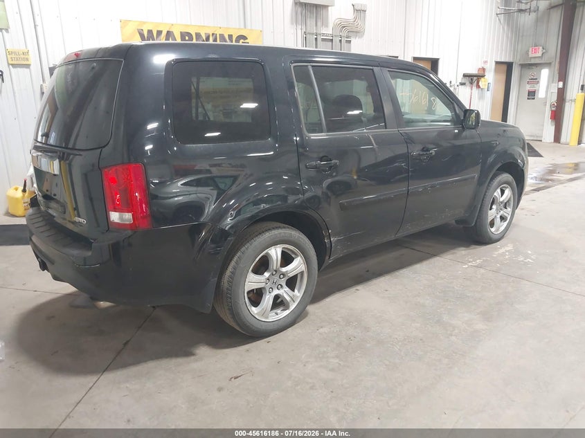 Vin: 5fnyf4h52eb037889, lot: 46114636, honda pilot ex-l 20144
