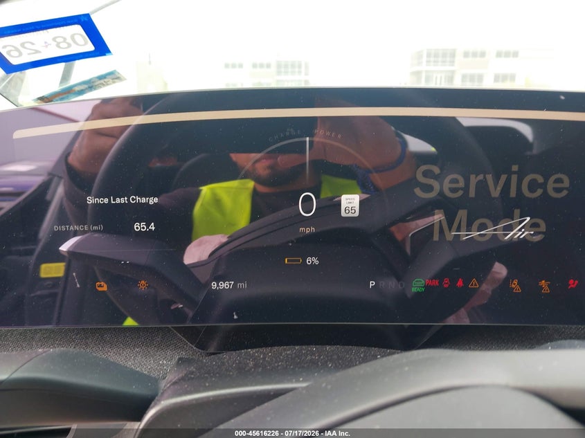 2025 Lucid Air Pure VIN: 50EA1PGAXSA006244 Lot: 45616226