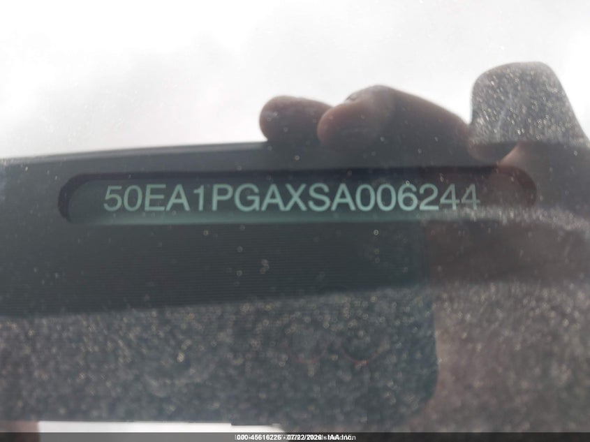 2025 Lucid Air Pure VIN: 50EA1PGAXSA006244 Lot: 45616226