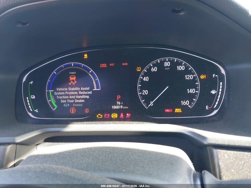 2018 HONDA ACCORD HYBRID auction photo 7