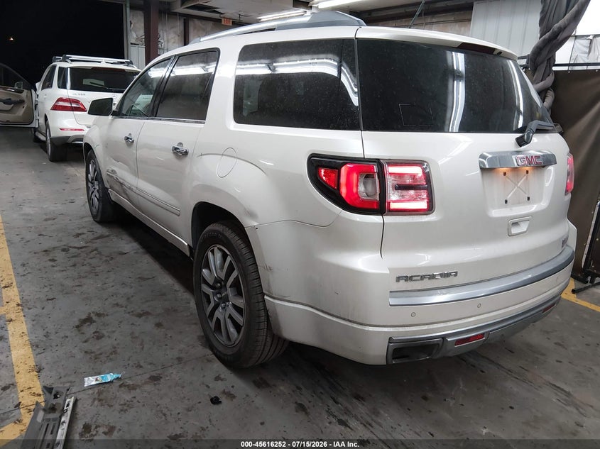 Vin: 1gkkrtkd7dj114226, lot: 46114702, gmc acadia denali 20133