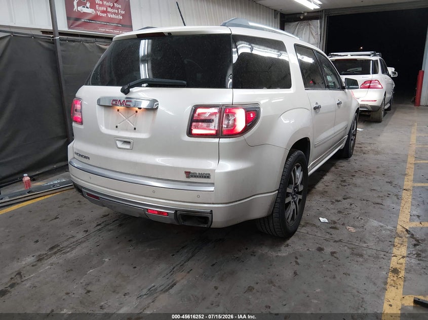 Vin: 1gkkrtkd7dj114226, lot: 46114702, gmc acadia denali 20134