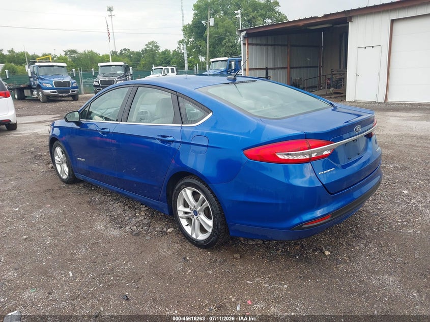 2018 FORD FUSION HYBRID auction photo 3