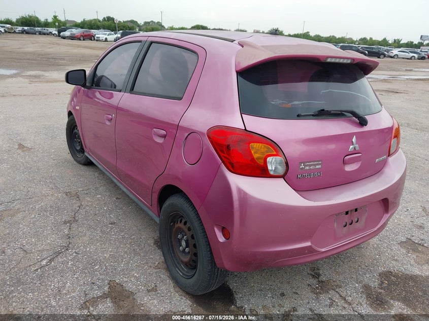 2015 MITSUBISHI MIRAGE auction photo 3