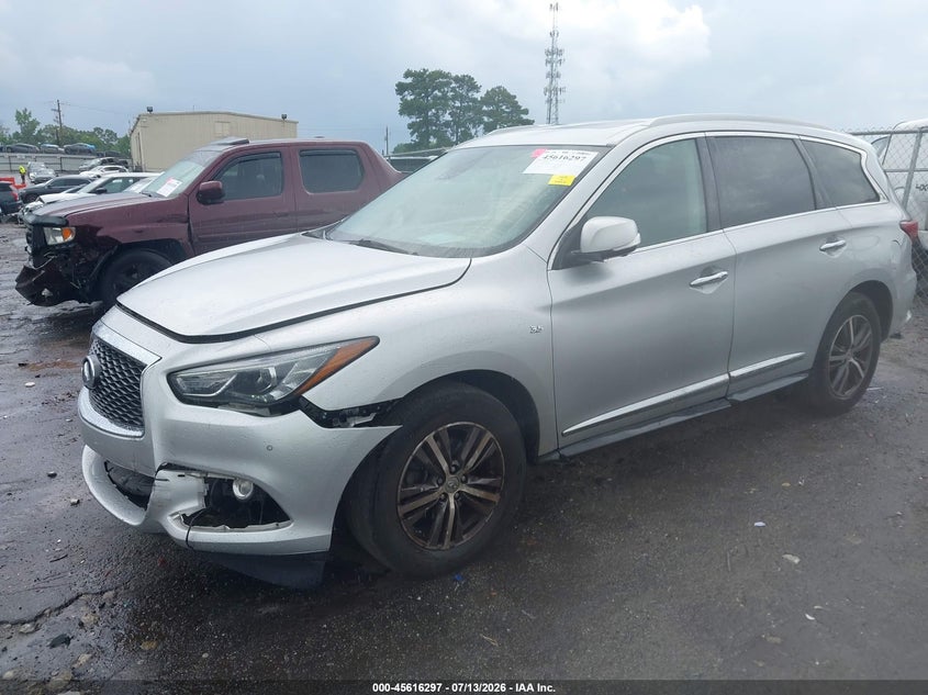 Vin: 5n1dl0mn7kc502239, lot: 46114747, infiniti qx60 luxe 20192