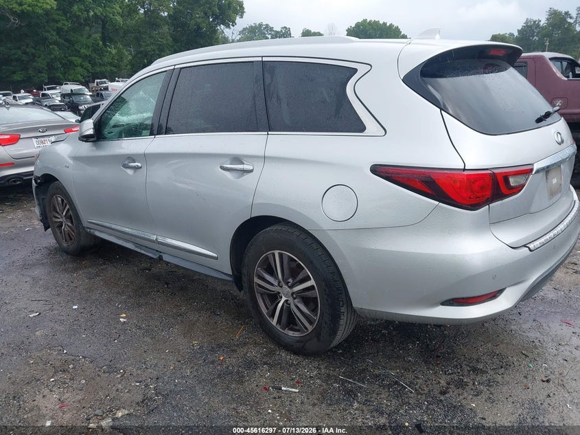 Vin: 5n1dl0mn7kc502239, lot: 46114747, infiniti qx60 luxe 20193