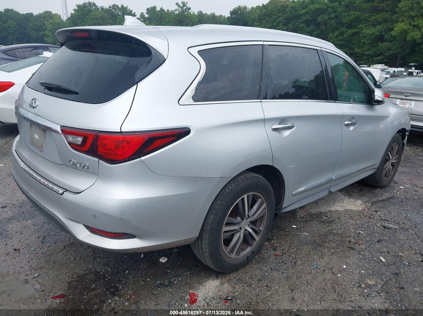 Vin: 5n1dl0mn7kc502239, lot: 46114747, infiniti qx60 luxe 20194