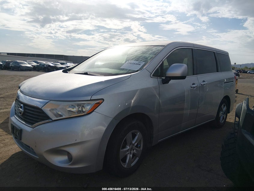 2015 Nissan Quest Platinum/S/Sl/Sv VIN: JN8AE2KP6F9126710 Lot: 45616408