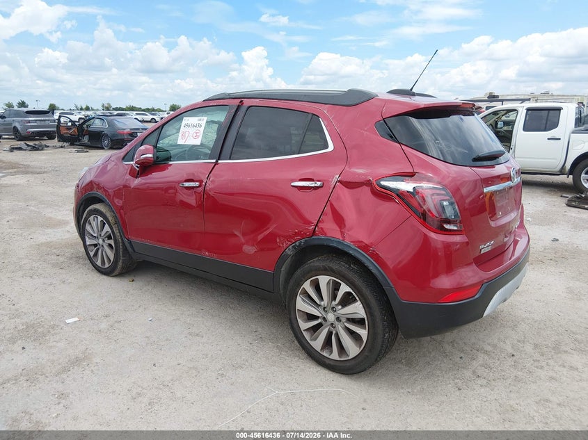 Vin: kl4cjasb5hb157659, lot: 46114886, buick encore preferred 20173