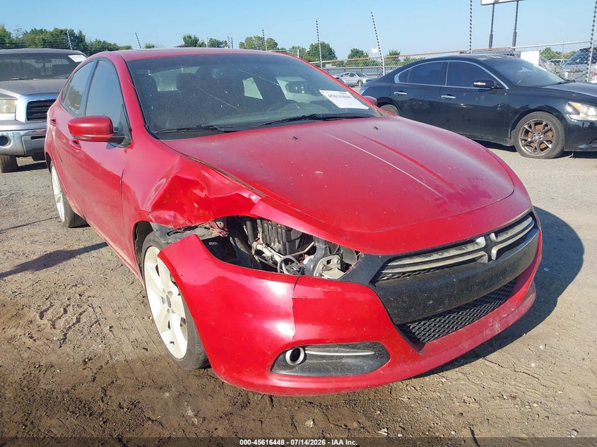 2013 Dodge Dart Gt VIN: 1C3CDFCB2DD341792 Lot: 45616448