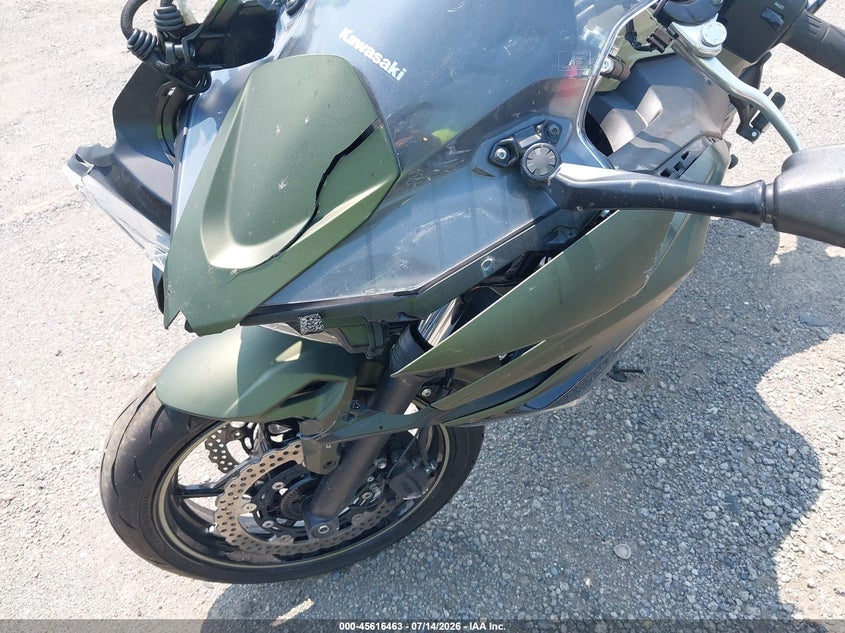 2024 Kawasaki Ex650 P VIN: ML5EXEP10RDAB7862 Lot: 45616463