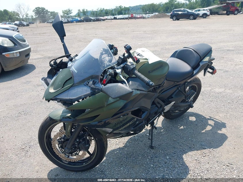 2024 Kawasaki Ex650 P VIN: ML5EXEP10RDAB7862 Lot: 45616463