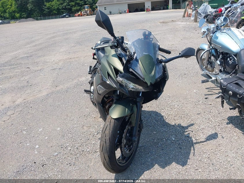 2024 Kawasaki Ex650 P VIN: ML5EXEP10RDAB7862 Lot: 45616463