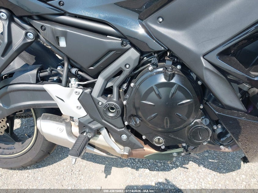 2024 Kawasaki Ex650 P VIN: ML5EXEP10RDAB7862 Lot: 45616463