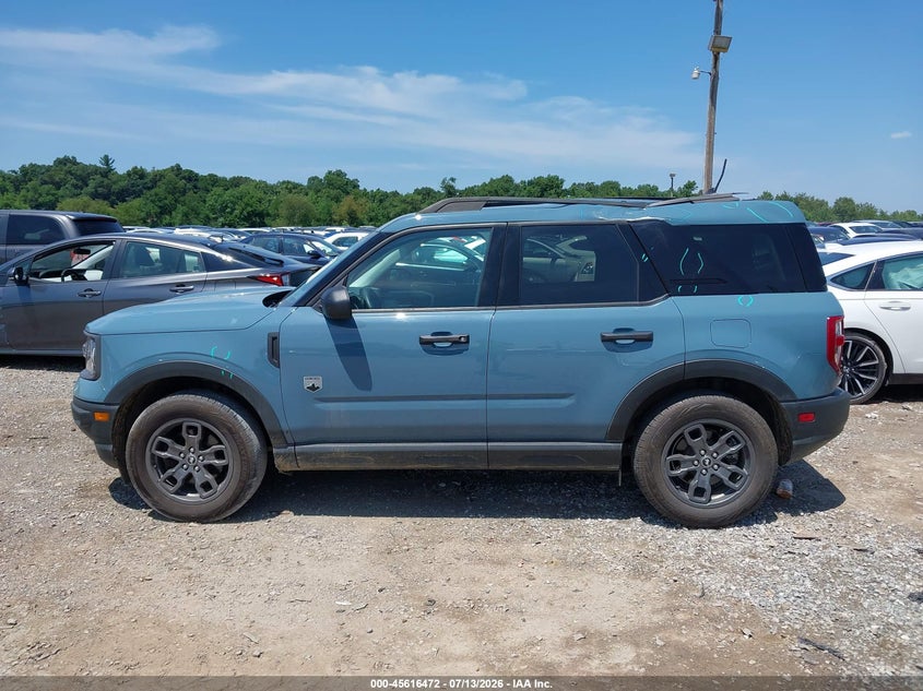 2022 Ford Bronco Sport Big Bend VIN: 3FMCR9B65NRD28509 Lot: 45616472