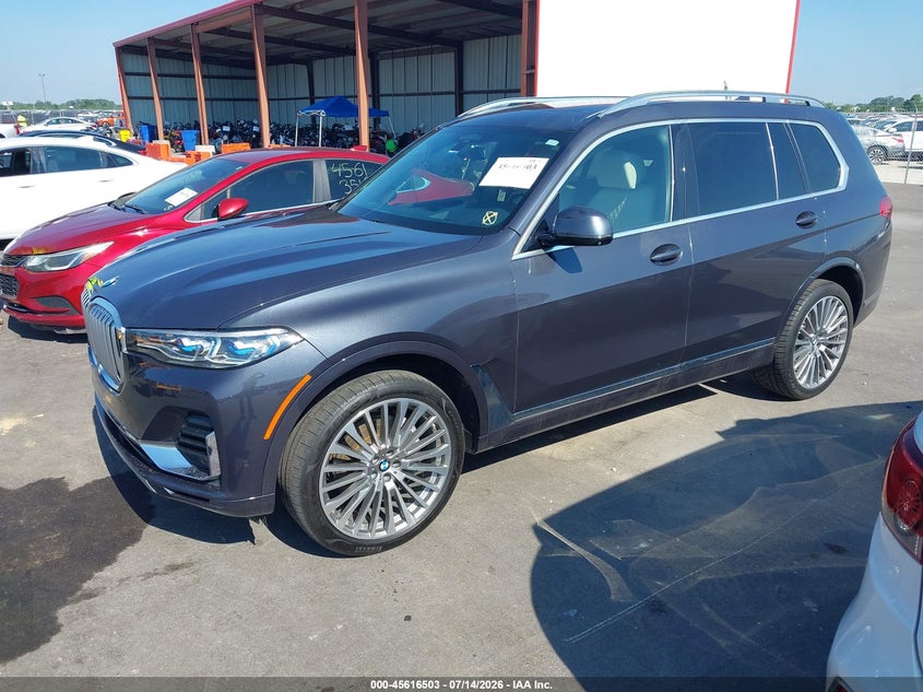 Vin: 5uxcx4c53klb39761, lot: 46114953, bmw x7 xdrive50i 20192
