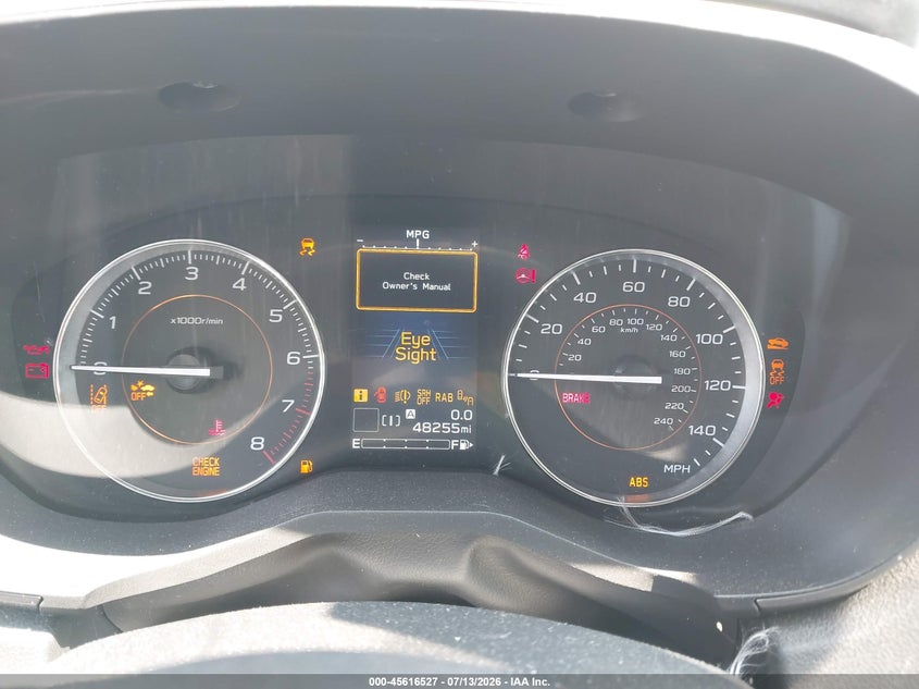 SUBARU CROSSTREK 2020 VIN JF2GTANC7L8221794