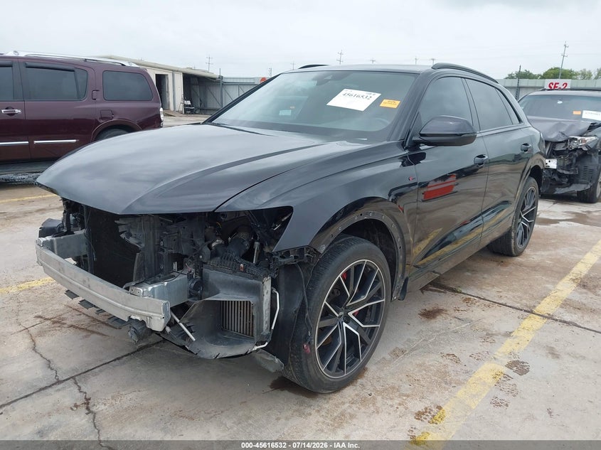 Vin: wa1evaf17md004018, lot: 46114982, audi q8 premium plus 55 tfsi quattro tiptronic 20212