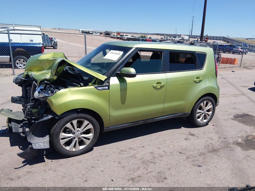 2014 Kia Soul, Biohazard, IAAI, VIN KNDJP3A50E7708856 — photo 2