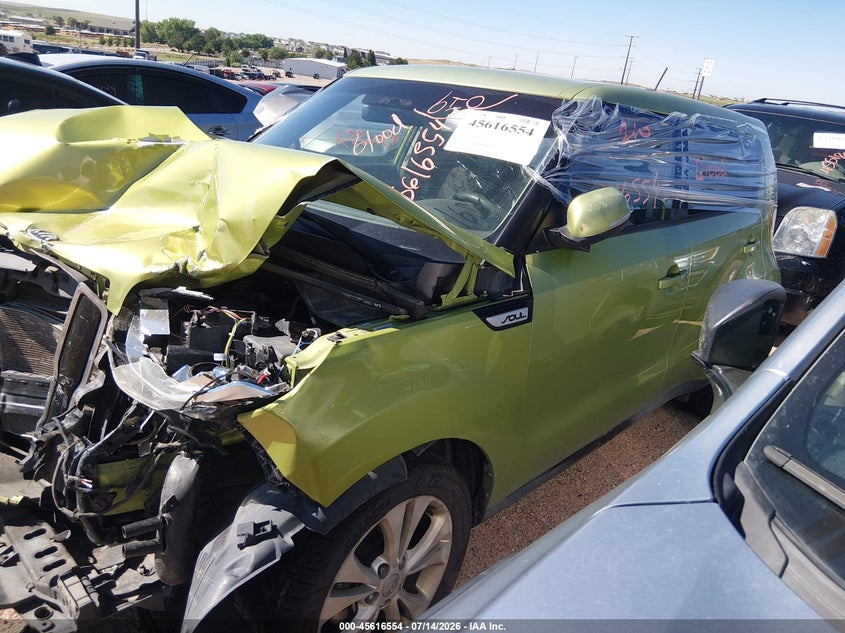 2014 KIA SOUL HATCHBACK 2.0L I-4 DI, DOHC, VVT, 164HP