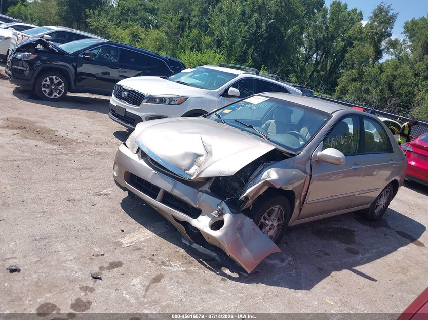 2005 Kia Spectra Ex/Lx/Sx VIN: KNAFE122455179487 Lot: 45616579