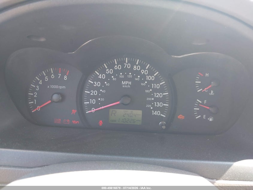 2005 Kia Spectra Ex/Lx/Sx VIN: KNAFE122455179487 Lot: 45616579