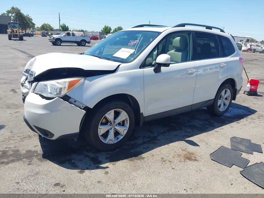 2015 Subaru Forester, Удар спереди, IAAI, VIN JF2SJAHC2FH579143 — фото 2