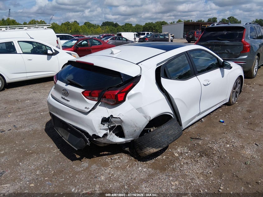 2019 Hyundai Veloster 2.0 Premium VIN: KMHTG6AF0KU013398 Lot: 45616603