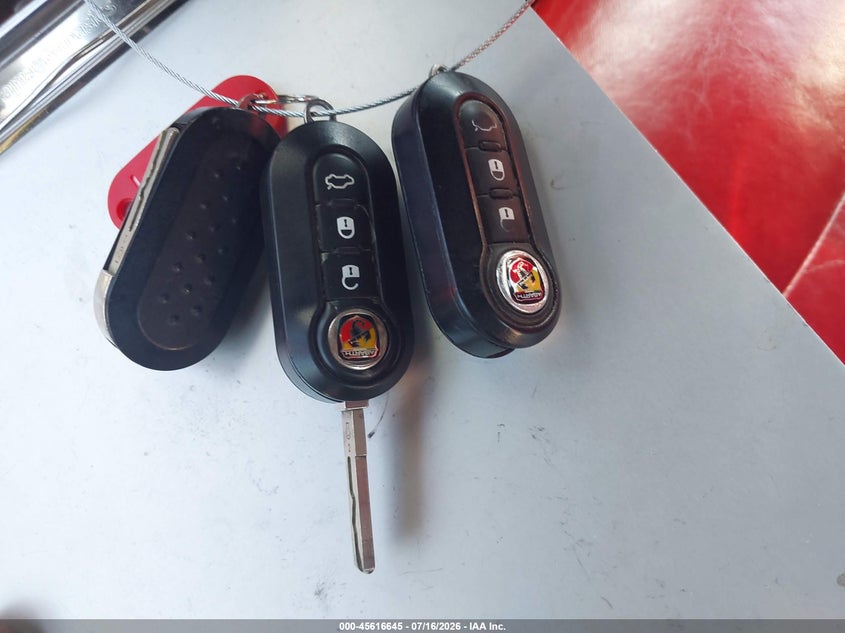 2013 Fiat 500 Abarth VIN: 3C3CFFFHXDT512504 Lot: 45616645