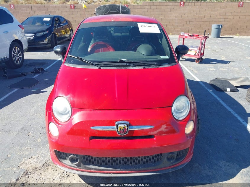 2013 Fiat 500 Abarth VIN: 3C3CFFFHXDT512504 Lot: 45616645