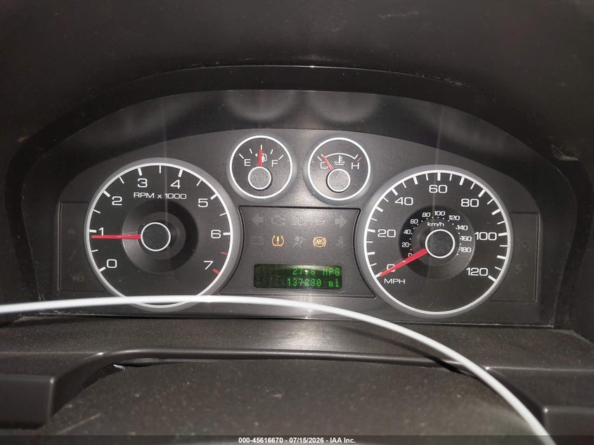 2009 FORD FUSION auction photo 7