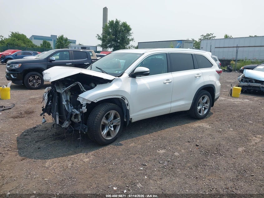 Vin: 5tddkrfh3gs352154, lot: 46115121, toyota highlander limited v6 20162