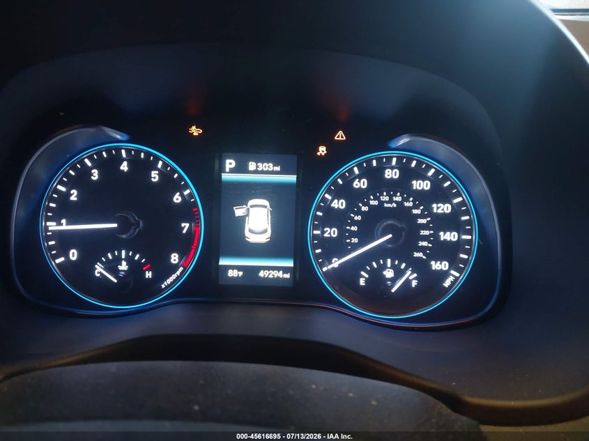 2021 Hyundai Kona Sel Plus VIN: KM8K6CAA4MU706592 Lot: 45616695