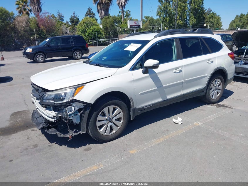 Vin: 4s4bsafc5h3280725, lot: 46115147, subaru outback 2.5i premium 20172