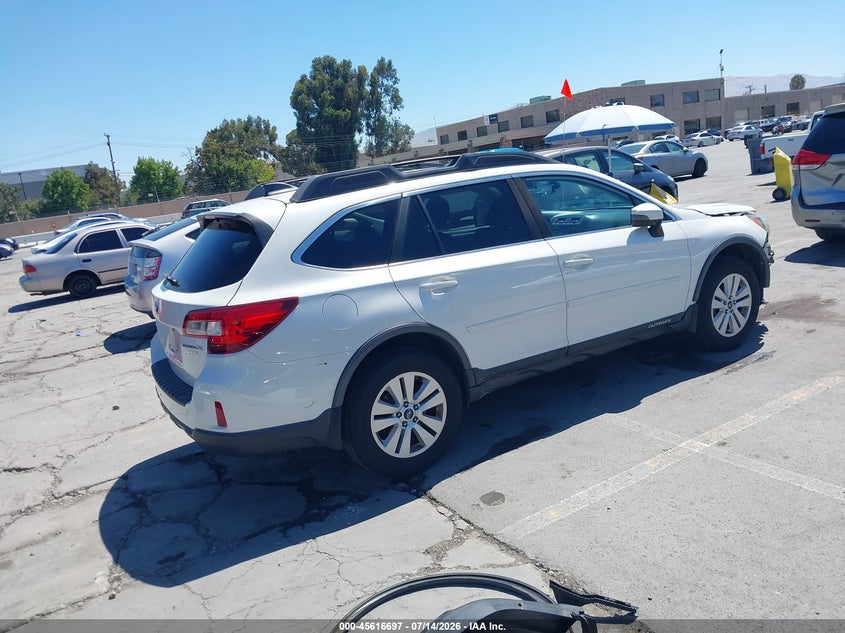Vin: 4s4bsafc5h3280725, lot: 46115147, subaru outback 2.5i premium 20174