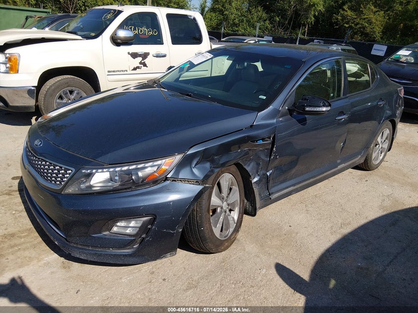 Vin: knagn4ad5e5064132, lot: 46115166, kia optima hybrid ex 20142