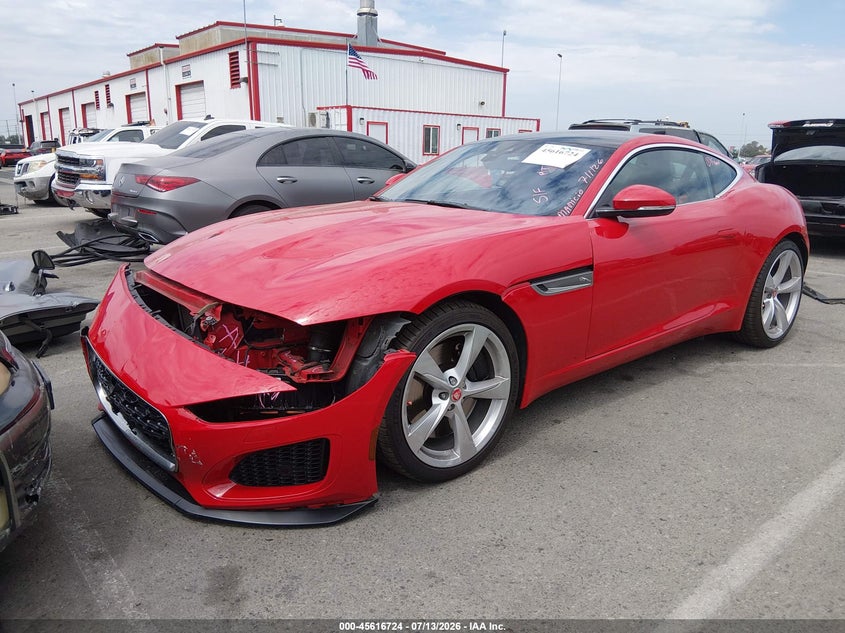 Vin: sajdd1ee3nck77572, lot: 46115175, jaguar f-type p450 rwd automatic 20222