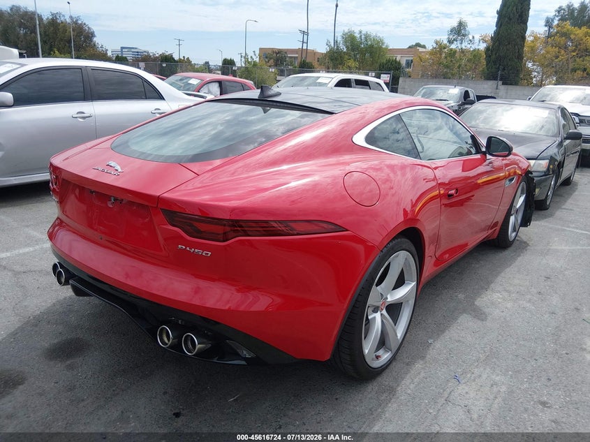 Vin: sajdd1ee3nck77572, lot: 46115175, jaguar f-type p450 rwd automatic 20224