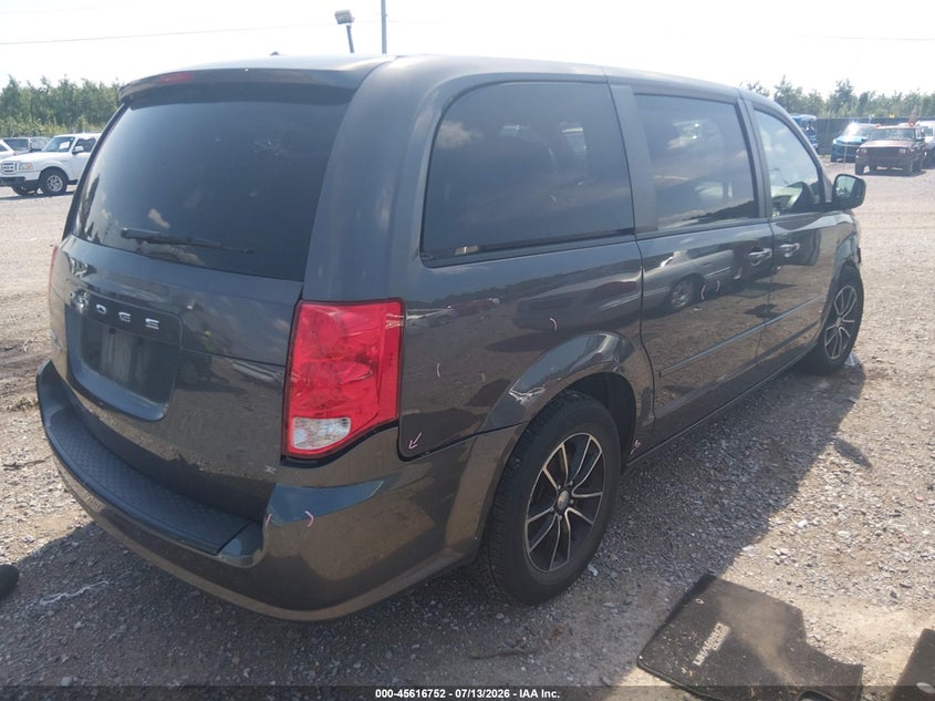 Vin: 2c4rdgbg1gr400146, lot: 46115202, dodge grand caravan se plus 20164