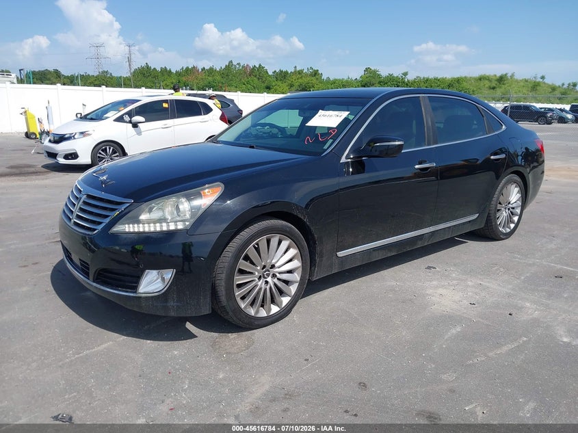 Vin: kmhgh4jhxgu106070, lot: 46115234, hyundai equus signature 20162