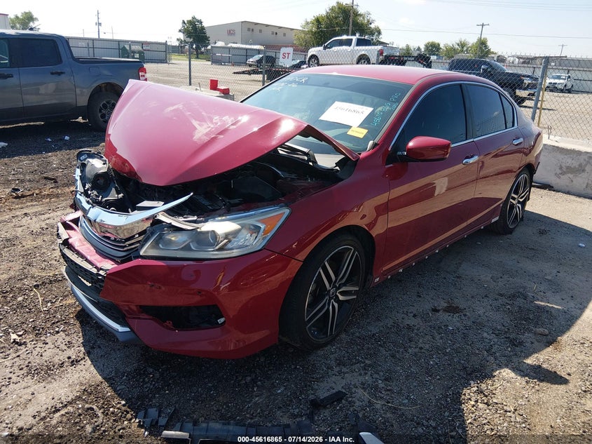 2016 HONDA ACCORD auction photo 2