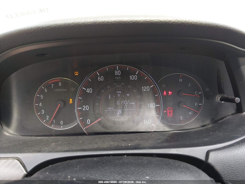 2016 HONDA ACCORD auction photo 7