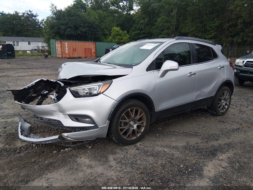 Vin: kl4cj2sb9kb889113, lot: 46115369, buick encore awd sport touring 20192