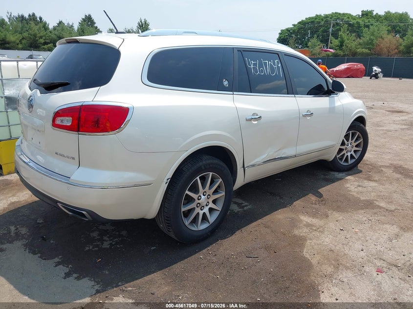Vin: 5gakrbkdxej251847, lot: 46115499, buick enclave leather 20144