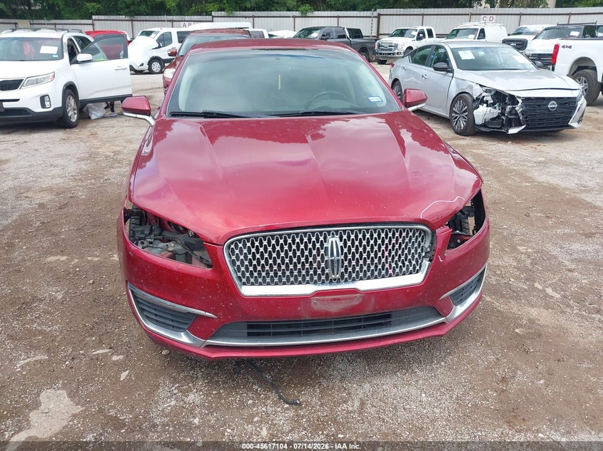 2017 Lincoln Mkz Hybrid Select VIN: 3LN6L5LU8HR654782 Lot: 45617104