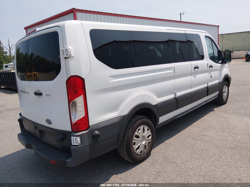 Vin: 1fbzx2zm4fkb27825, lot: 46115643, ford transit-350 xlt 20154