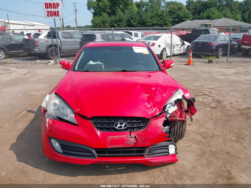 2011 Hyundai Genesis 3.8 Track VIN: KMHHU6KH1BU055867 Lot: 45617217