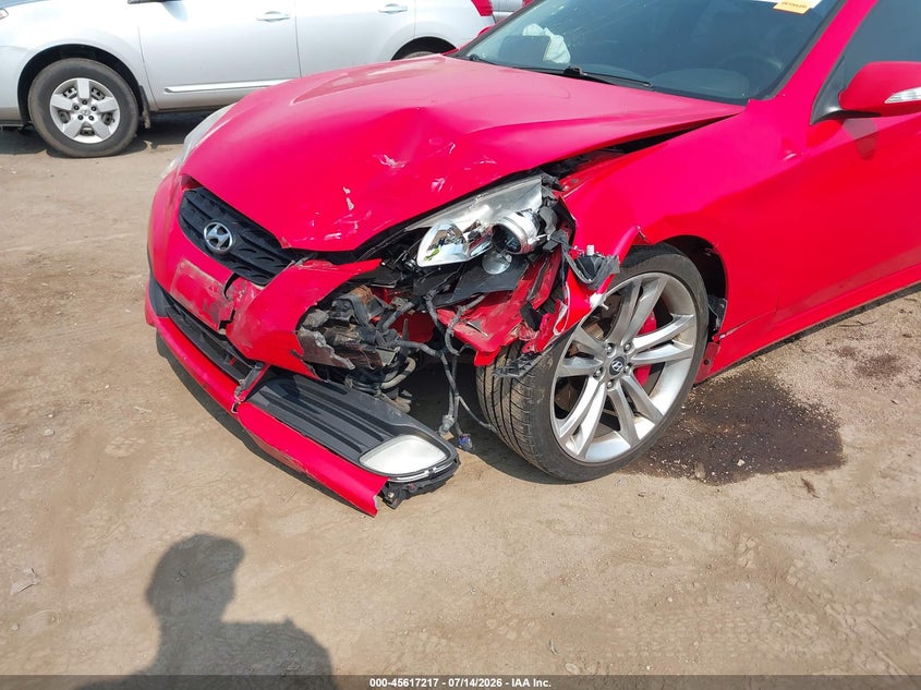 2011 Hyundai Genesis 3.8 Track VIN: KMHHU6KH1BU055867 Lot: 45617217