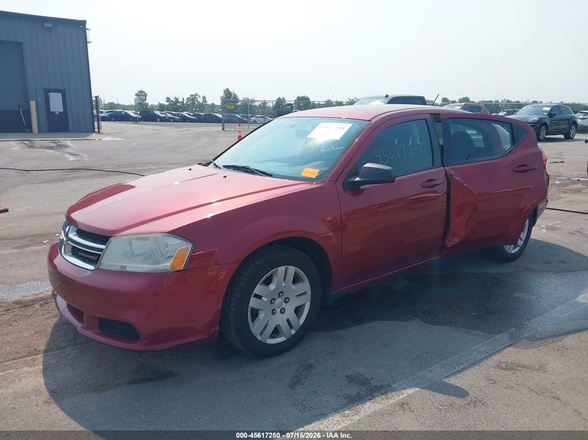 Vin: 1c3cdzab6en223695, lot: 46115700, dodge avenger se 20142